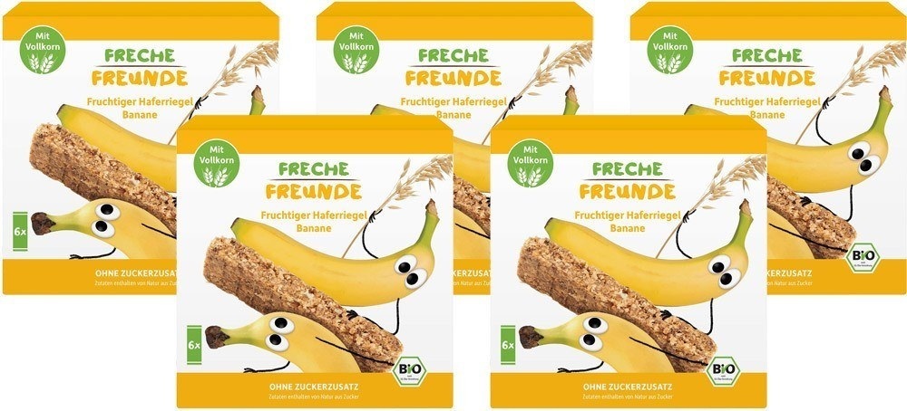 Freche Freunde Bio Fruchtiger Haferriegel Banane