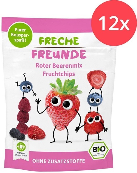 Freche Freunde Bio Roter Beerenmix Fruchtchips