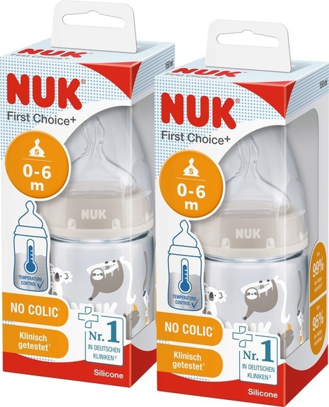 NUK Babyflasche First Choice? 150ml in beige