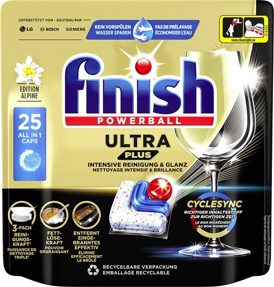 Finish Utlra Plus All In 1 Caps für Geschirrspüler