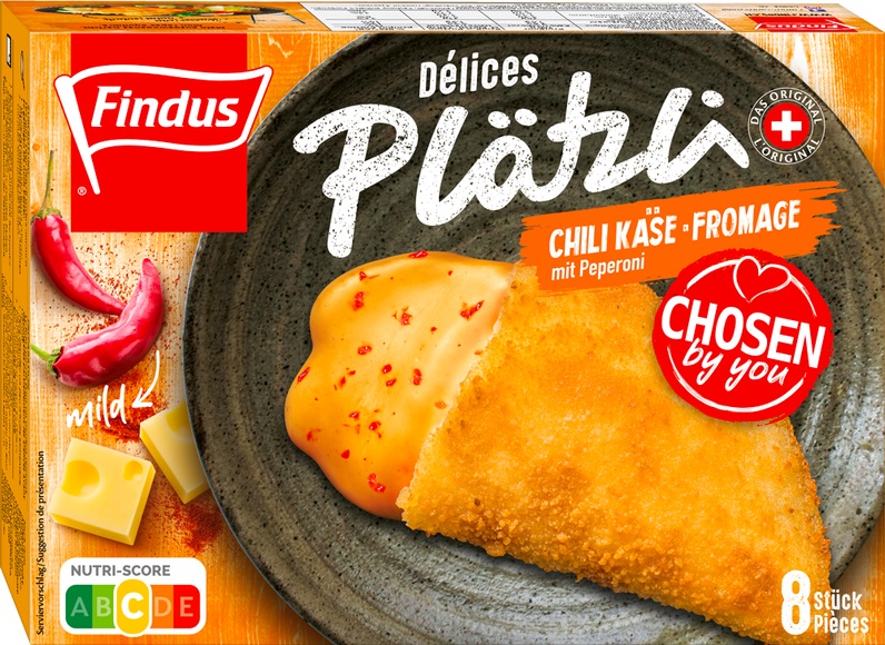 Findus Plätzli Chili-Käse
