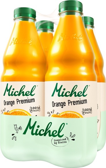 Fairtrade Michel Fruchtsaft Orange Premium 4x1l