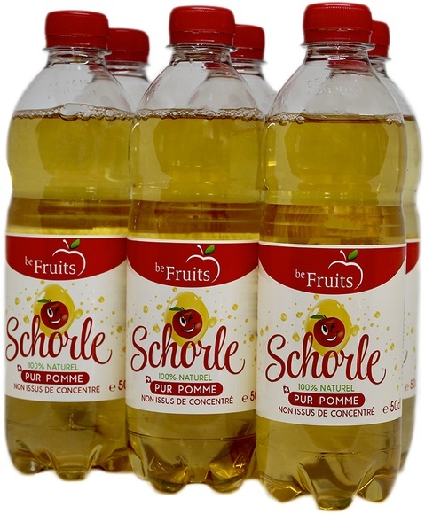Be fruits Jus de pomme Schorle 6x50cl