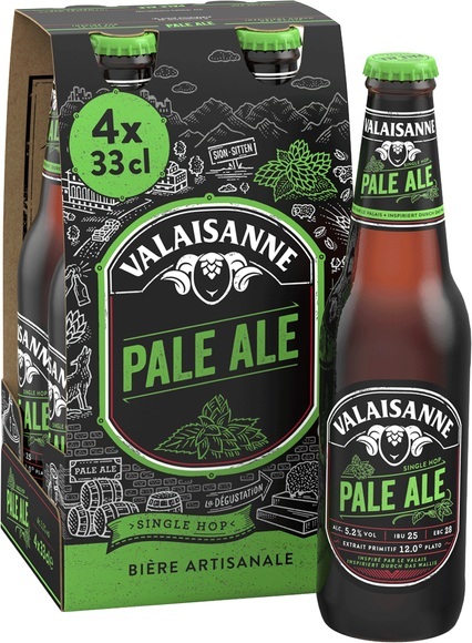 Valaisanne Pale Ale Bier 4x33cl