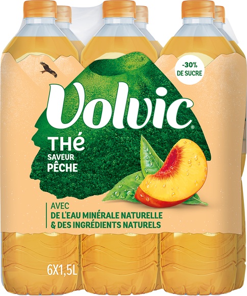 Volvic Thé Ice Tea Peach 6x1,5l