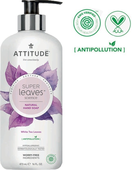 Attitude Super Leaves Handseife weisser Tee 473ml