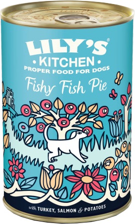 Lily's Kitchen Nassfutter für Hunde Fishy Fish Pie 400g