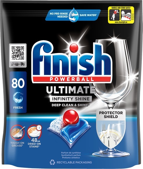 Finish Ultimate Infinity Shine Tabs für Geschirrspülmaschine 