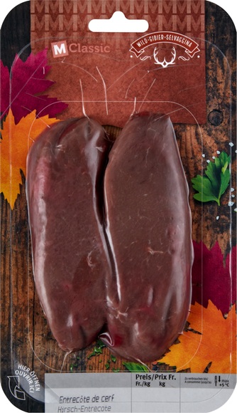 M-Classic Wild / Gibier Hirsch-Entrecôte