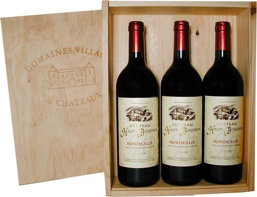 Ch. Haut-Bourbon 3x75cl Holzkiste