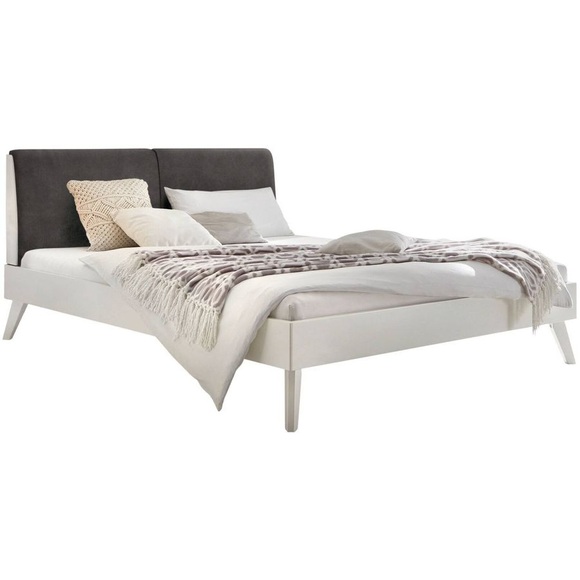 Hasena - Bett SIMONA - Holz - Pepe grey /weiss - 160x200