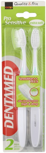 Dentamed Zahnbürste Pro Sensitive Plus extra soft 2 Stück