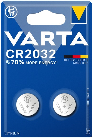Varta Knopfzellen CR2032 2 St.