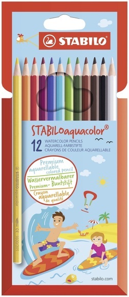 STABILO Malstift aquacolor 12er Etui