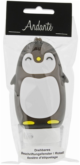 Andante Silikon Reiseflasche Pinguin 90ml