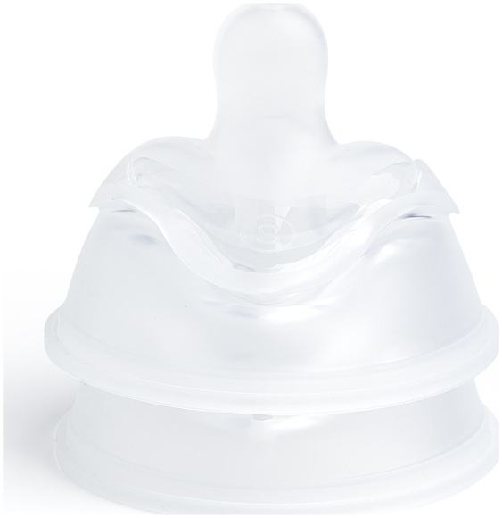 Herobility Sauger Anti-Colic Teat L 4+Monate 2er Pack - transparent - Gr.ab 0 - 6 Monate