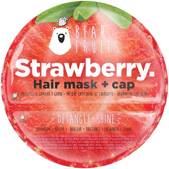 Bear Fruits Strawberry Entwirren + Glanz Haarmaske 20 ML