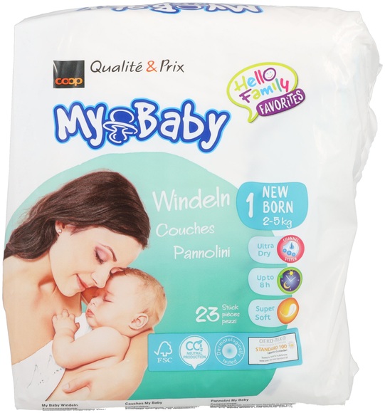 My Baby Windeln Grösse 1 Newborn 23 Stk.