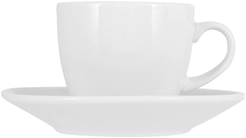Prix Garantie Espressotasse mit Untertasse weiss 100ml