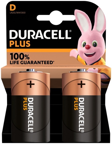 Duracell Batterien PLUS D/LR20 2 Stück