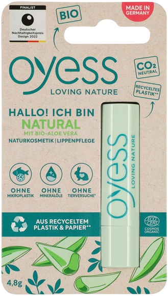 OYESS Lippenbalsam Natural