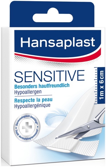 Hansaplast Sensitive 10x6cm 10Stück
