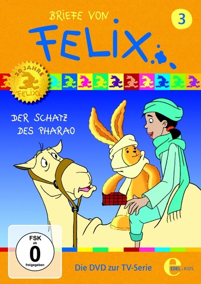 Briefe von Felix, Ein Hase auf Weltreise - Der Schatz des Pharao, 1 DVD