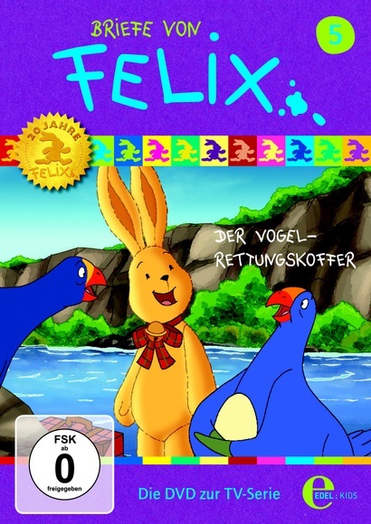 Briefe von Felix, Ein Hase auf Weltreise - Der Vogel-Rettungskoffer, 1 DVD