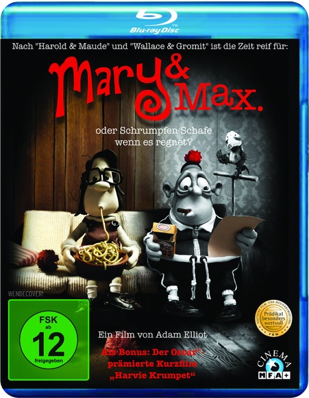Mary & Max - oder schrumpfen Schafe wenn es regnet?, 1 Blu-ray