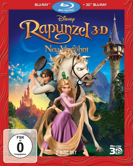 Rapunzel - Neu verföhnt 3D, 1 Blu-ray