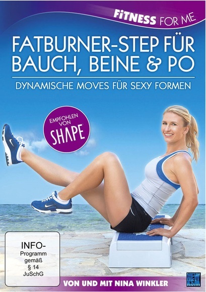 Fitness For Me - Fatburner-Step für Bauch, Beine & Po, 1 DVD