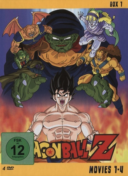 Dragonball Z - Movies Box 1, 4 DVDs