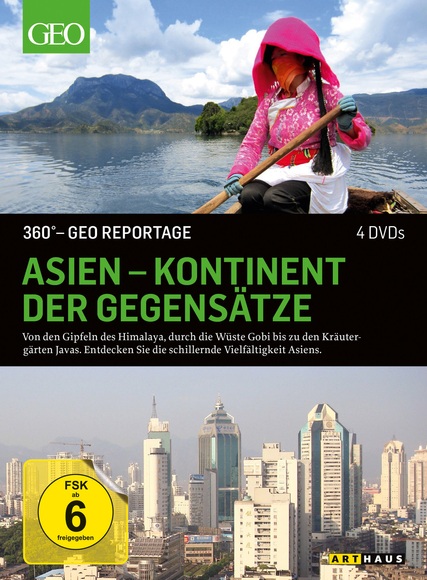 Asien - Kontinent der Gegensätze, 4 DVDs