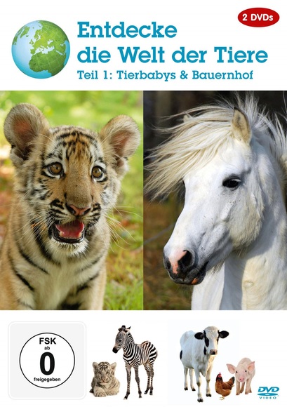 Entdecke die Welt der Tiere, 2 DVDs
