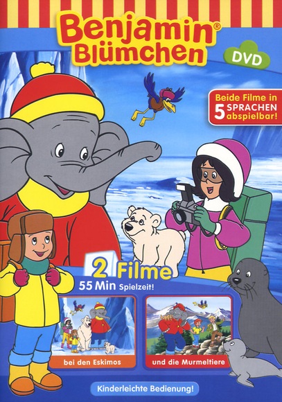 KIDDINX DVD: Benjamin Blümchen - Benjamin bei den Eskimos / Benjamin und die Murmeltiere