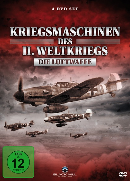 Kriegsmaschinen des 2. Weltkriegs - Die Luftwaffe, 4 DVDs