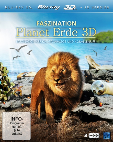 Faszination Planet Erde 3D - Entdeckungsreise unseres Planeten, 3 Blu-rays