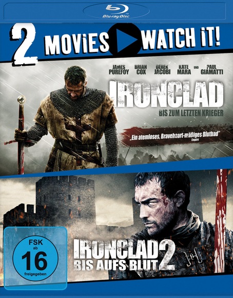 Ironclad 1 / Ironclad 2, 2 Blu-rays