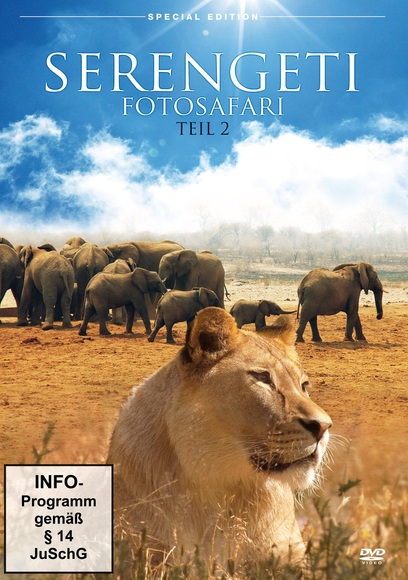 Serengeti Fotosafari. Tl.2, 1 DVD (Special Edition)