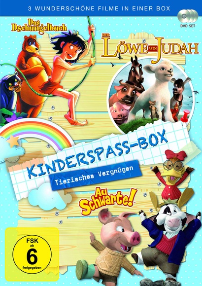 Kinderspass Box - Ein tierisches Vergnügen, 3 DVD