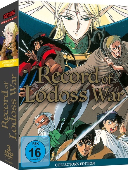 Record of Lodoss War - Gesamtausgabe, 3 DVDs