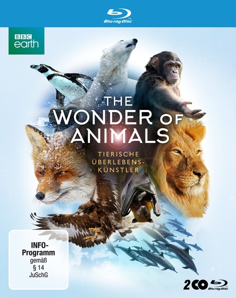 The Wonder of Animals - Tierische Überlebenskünstler, 2 Blu-rays