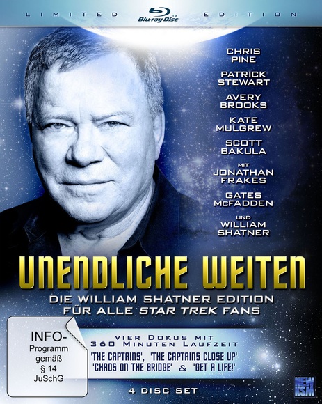 Unendliche Weiten - Die William Shatner Edition für alle Star Trek Fans, 4 Blu-rays (Limited Edition)