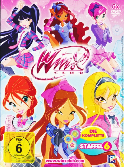 Winx Club. Staffel.6, 5 DVDs