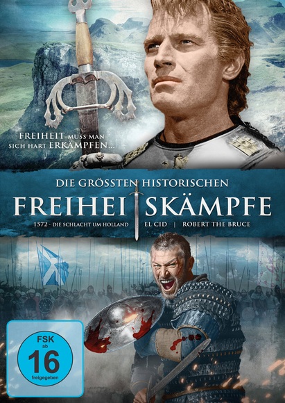 Die größten historischen Freiheitskämpfe, 3 DVD