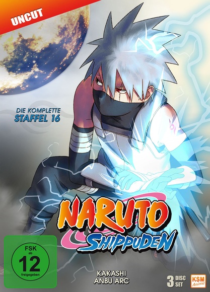Naruto Shippuden - Kakashi Anbu Arc. Staffel.16, 3 DVD