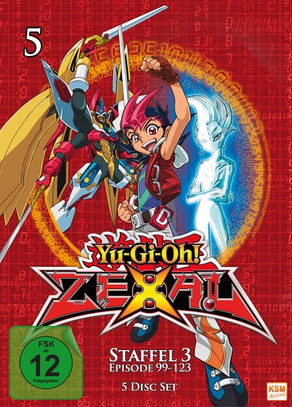 Yu-Gi-Oh! Zexal - Staffel 3.1: Episode 99-123. Staffel.3.1, 5 DVD