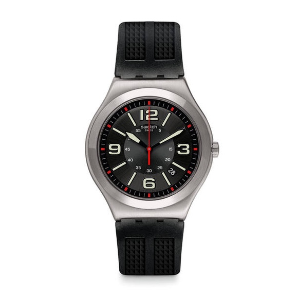 Swatch BLACK GRID Uhren Herren
