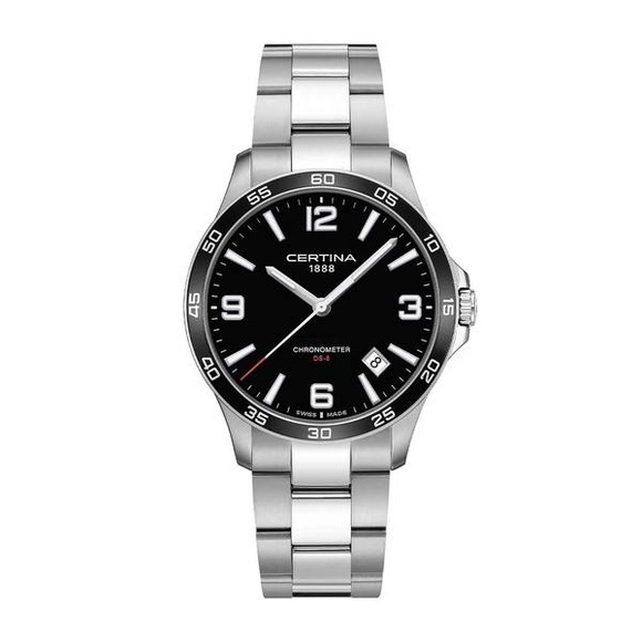 Certina Analoguhr Herren Silber 41mm