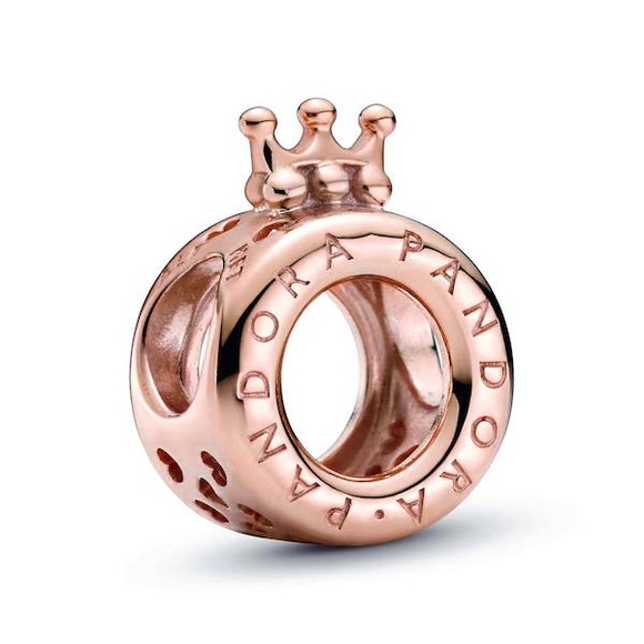 Pandora Rose Logo & Crown Charm Charm Damen